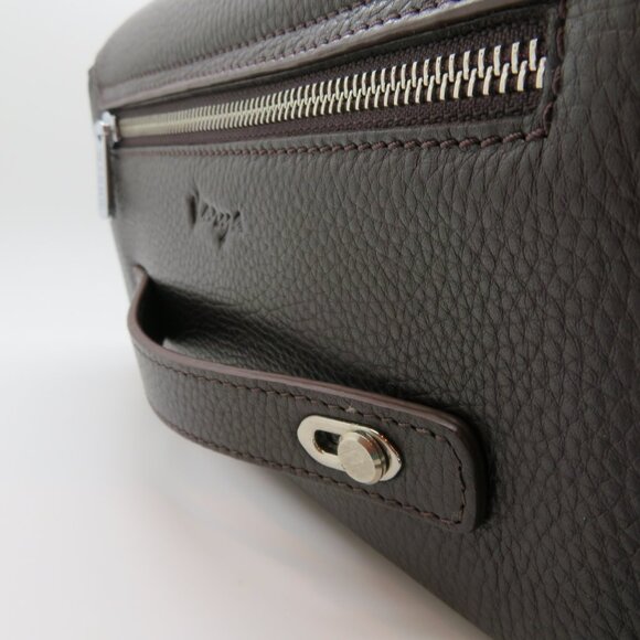 Women Handheld Wristlet Clutch Brown Leather Karya Small Strap Wallet Handbag - Picture 11 of 16